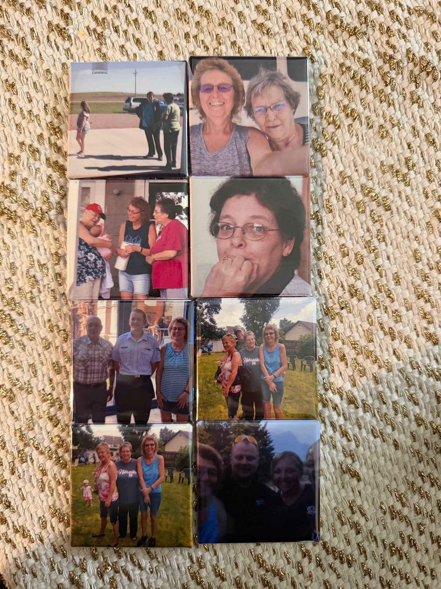 Custom 2×2 Square Photo Magnets